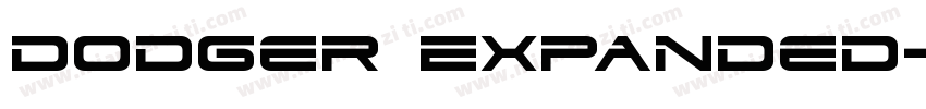 Dodger Expanded字体转换